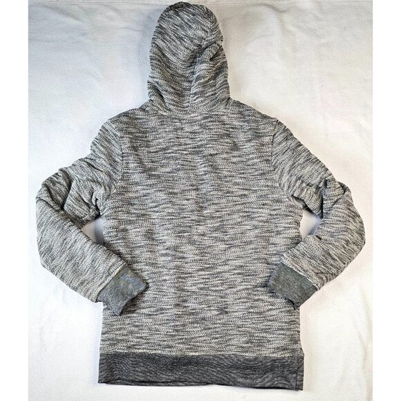 Distortion Mens Small Grey Hooded Jacket Sherpa-Lined Full Zip Two Pockets - Picture 7 of 7